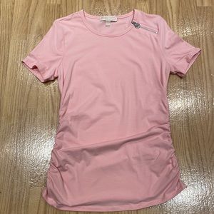 Michael Kors zipper detail shirt